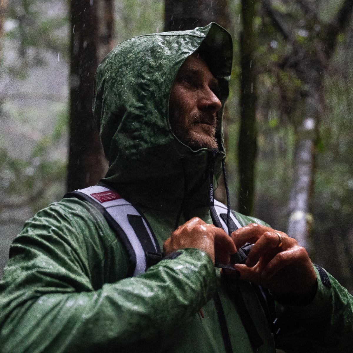 Follow Spray Anorak in Olive - BoardCo