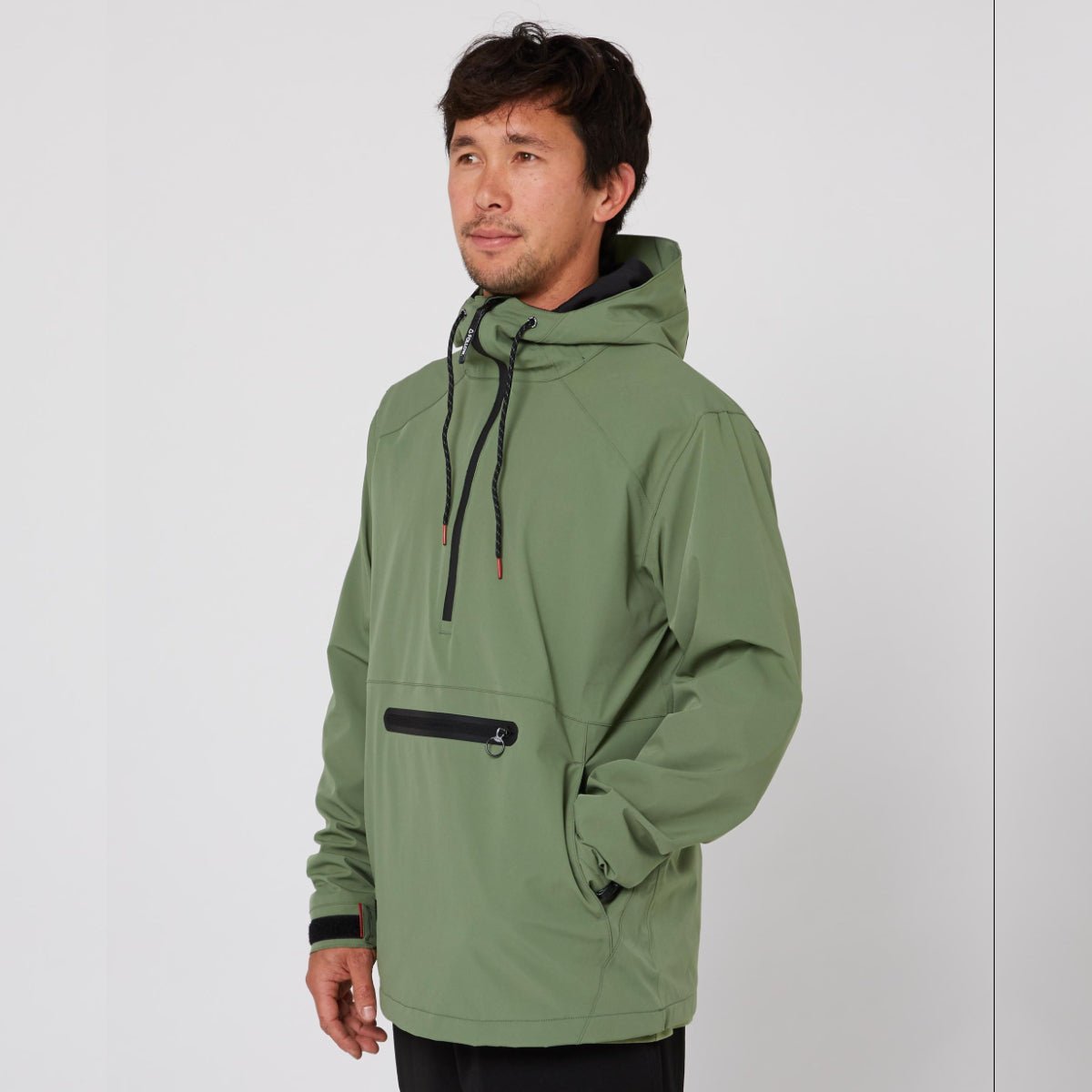 Follow Spray Anorak in Olive - BoardCo