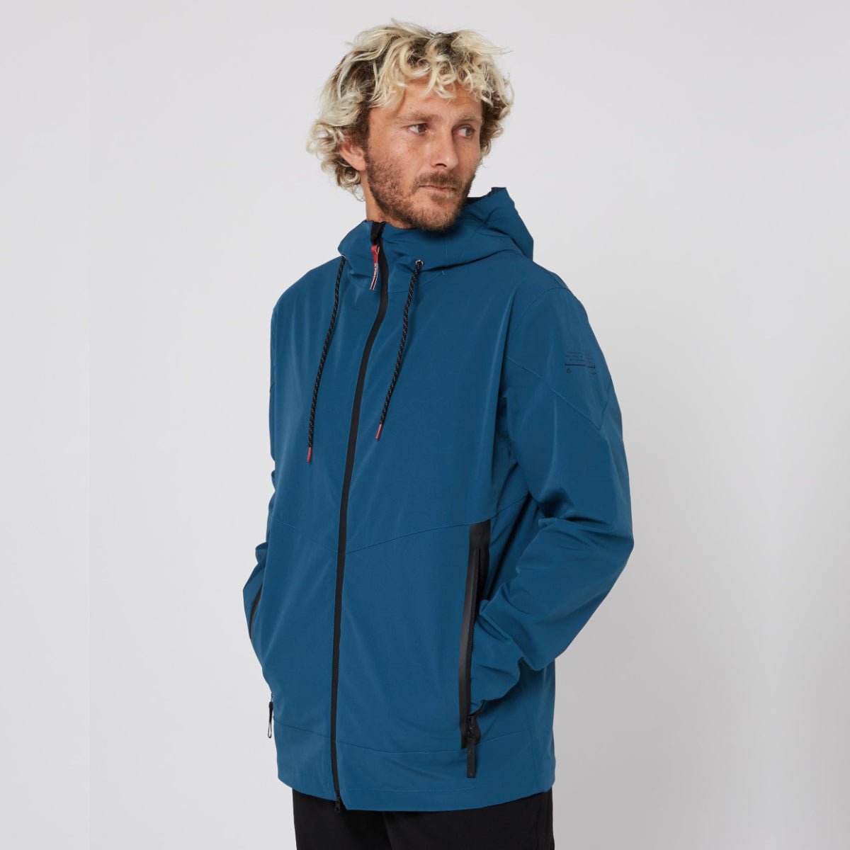 Follow Spray Zip Through Jacket in Slate - BoardCo