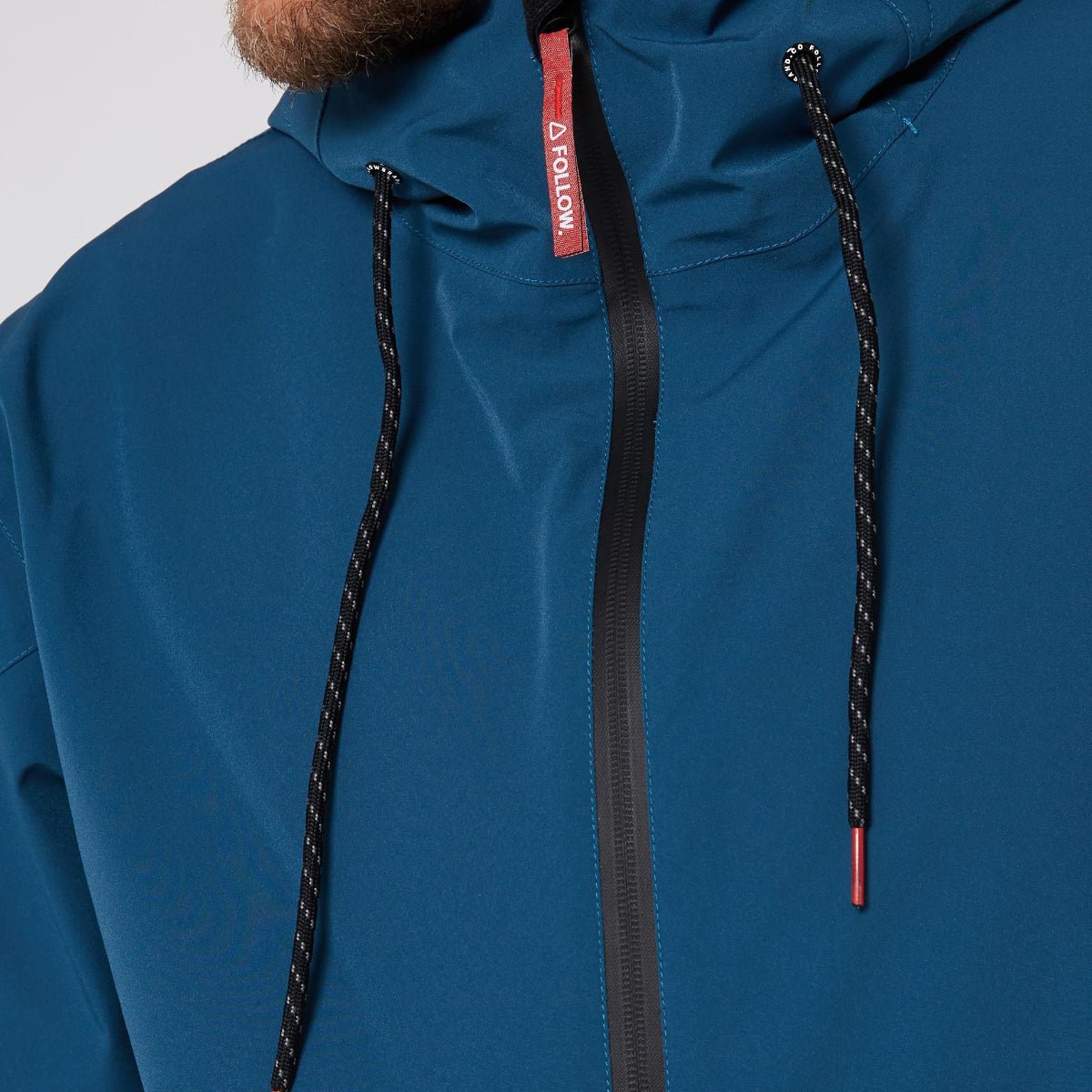 Follow Spray Zip Through Jacket in Slate - BoardCo