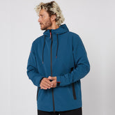 Follow Spray Zip Through Jacket in Slate - BoardCo