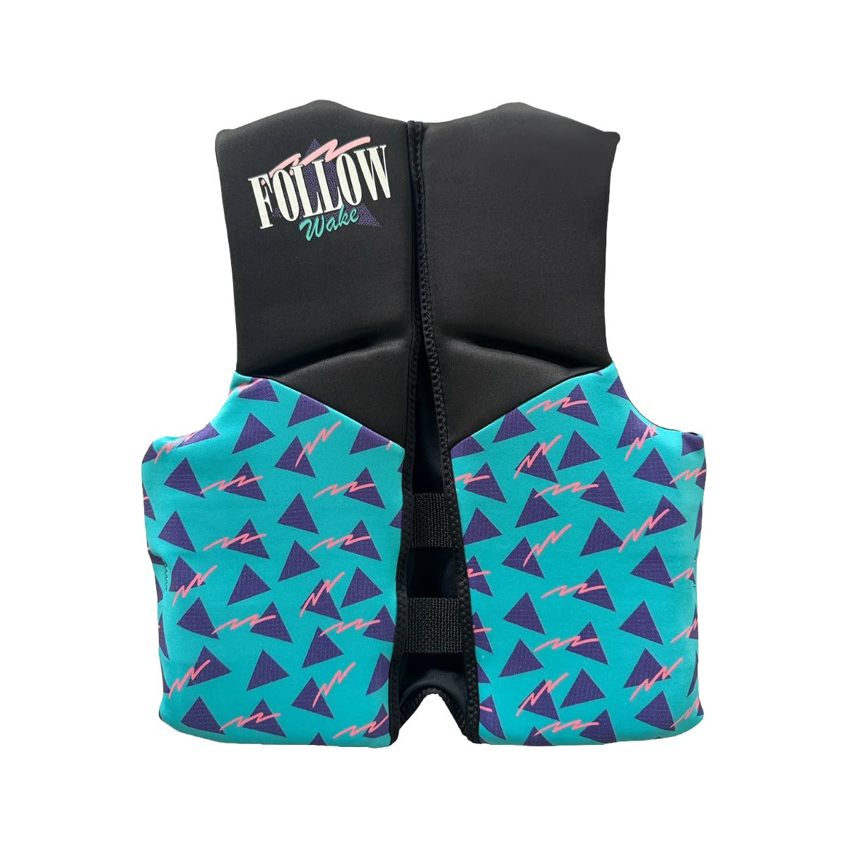 Follow Grommy Youth CGA Life Jacket in Black/Teal