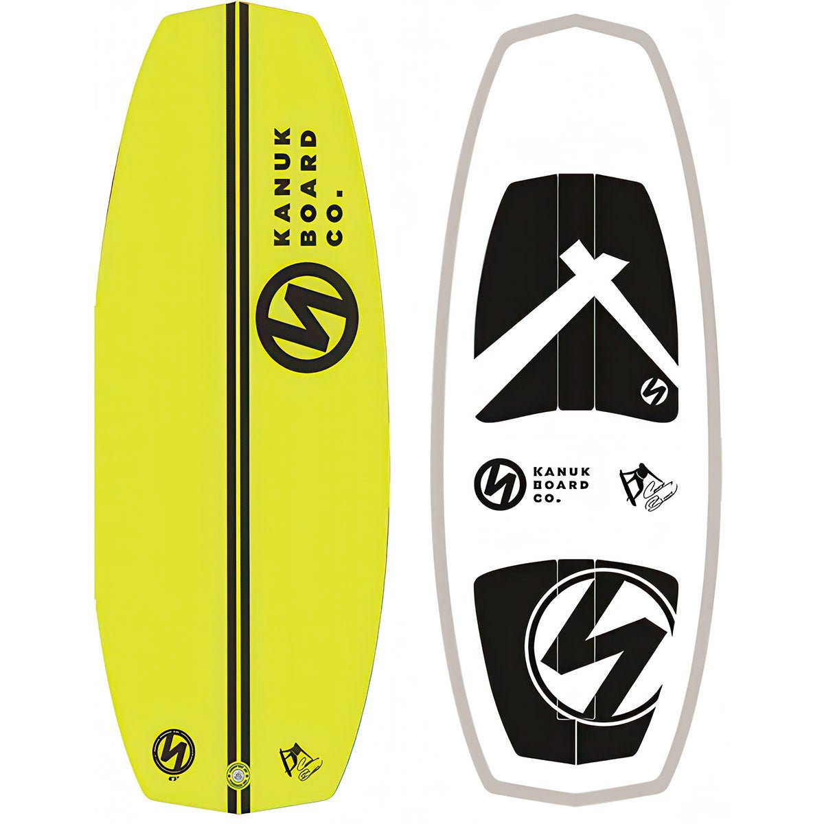 Kanuk Burnsy Pro Wakesurf Board in Yellow - BoardCo