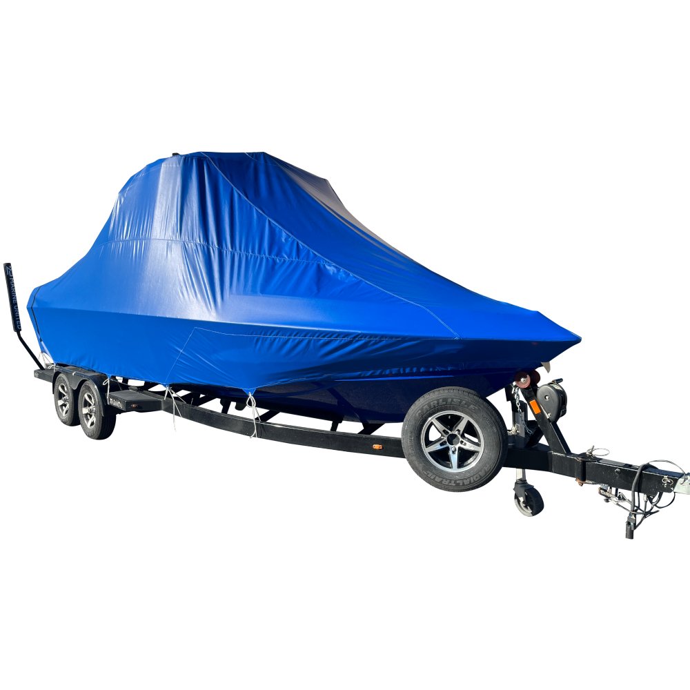 Malibu 247 with Illusion G3 tower and factory bimini Double Up Storage Cover - BoardCo