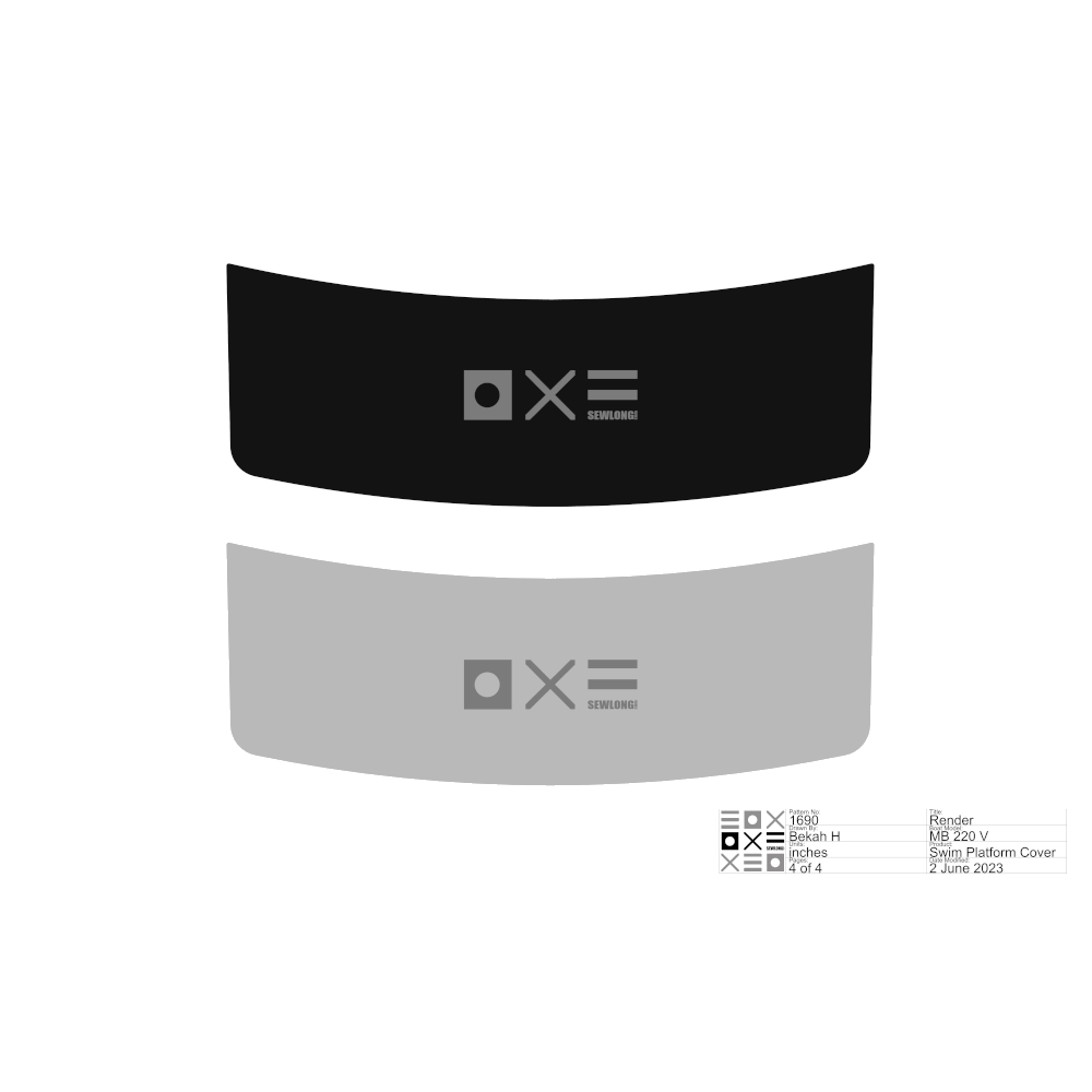 MB Swim platform cover - BoardCo