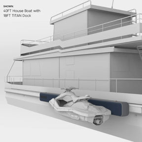 Mission Titan Boat Tie-Up Dock Bumper 26' in Grey - BoardCo