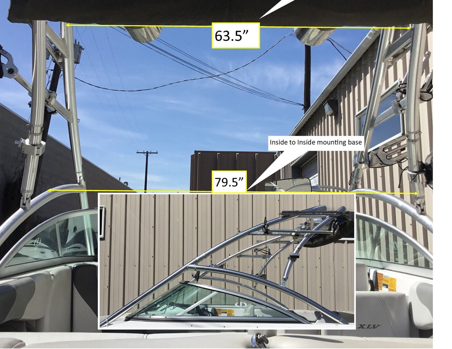 Moomba Rad - A - Cage 3 Folding Canopy Top - BoardCo