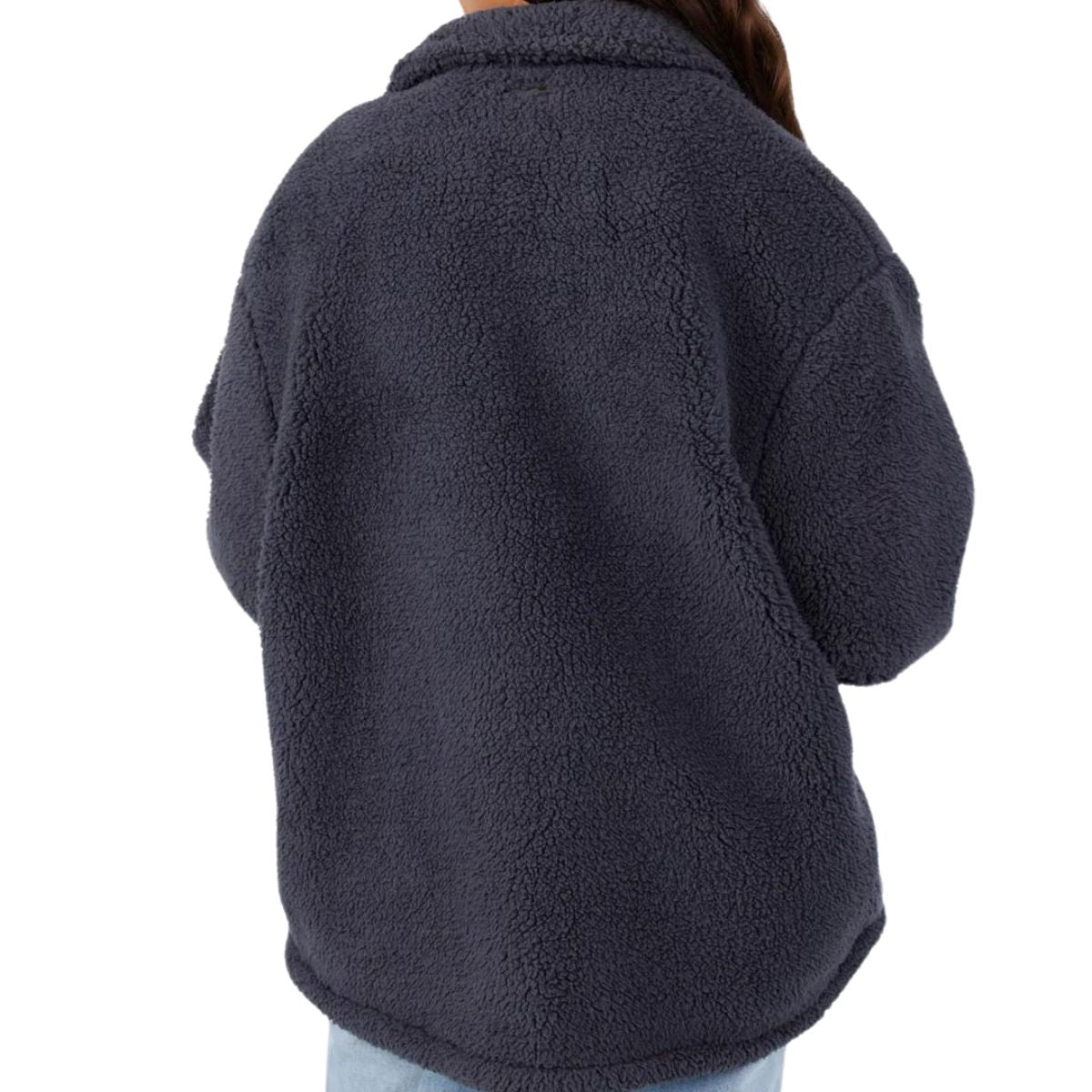 O'Neill Heath Solid Fleece Jacket in Periscope