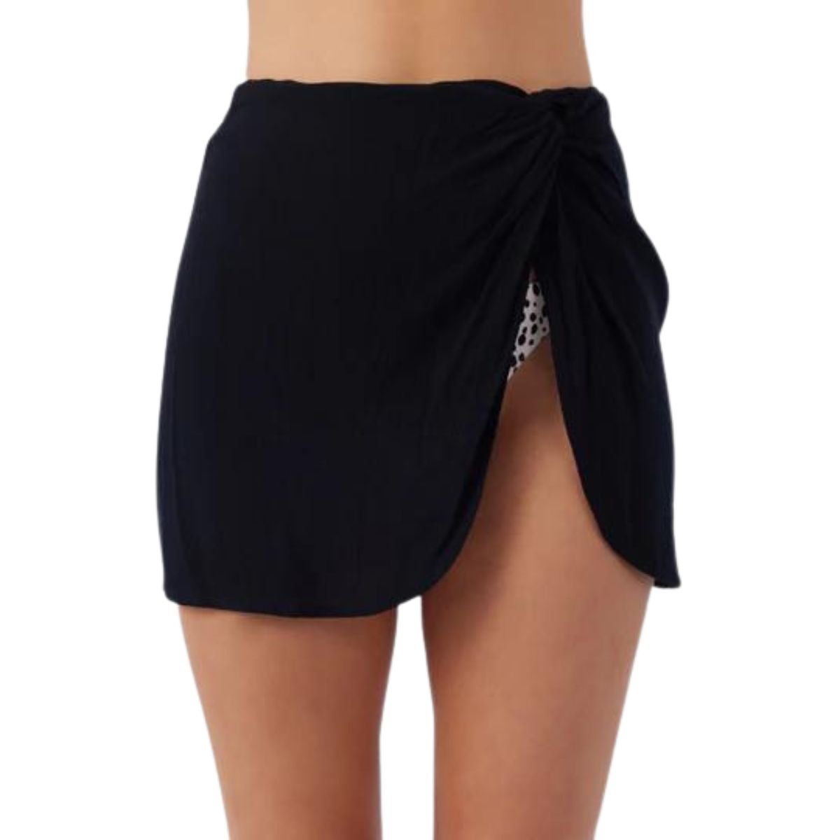 O'Neill Saltwater Solids Hanalei Mini Skirt Cover - Up in Black - BoardCo
