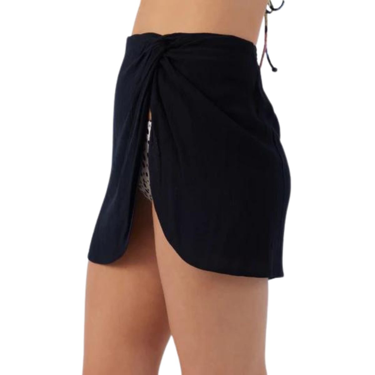 O'Neill Saltwater Solids Hanalei Mini Skirt Cover - Up in Black - BoardCo