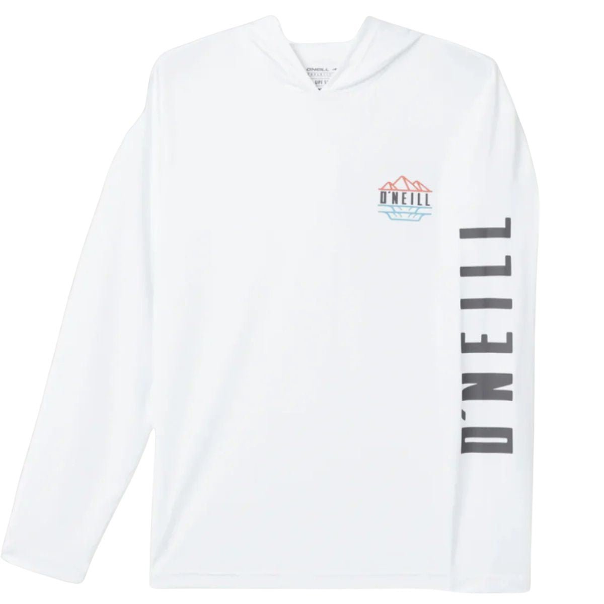 O'Neill TRVLR UPF Hooded Long Sleeve in White - BoardCo