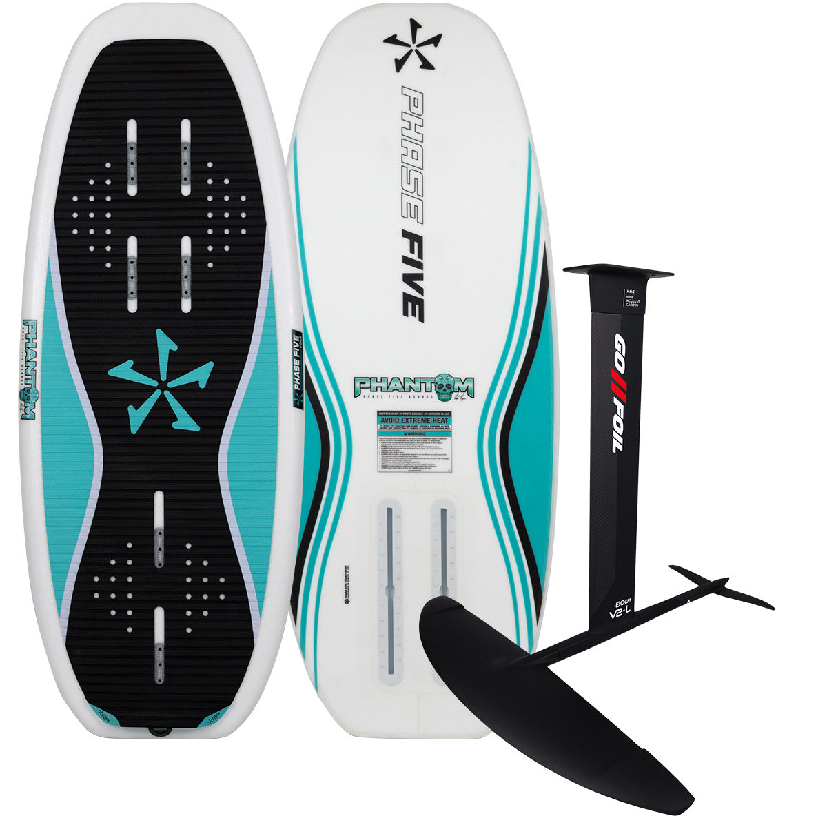 Phase 5 Phantom + Go Foil Cruise Wake Foil Package 2026