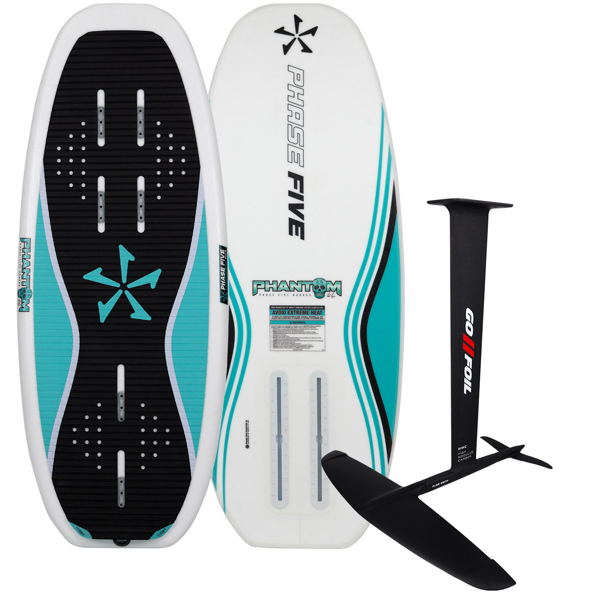 Phase 5 Phantom + Go Foil RSX Flip Wake Foil Package 2026