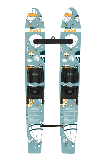 Radar Firebolt Combo Water Skis w/ Child Adj Horseshoe Bindings 2025 - BoardCo