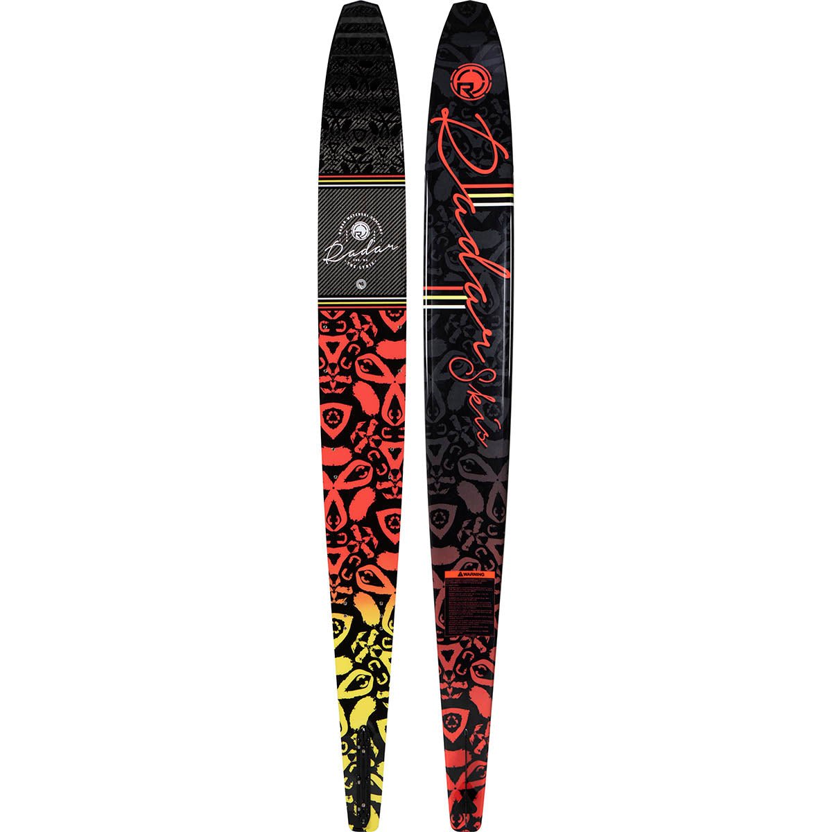 Radar Graphite Lyric Water Ski Carbon / Coral / Yellow 2021 - BoardCo
