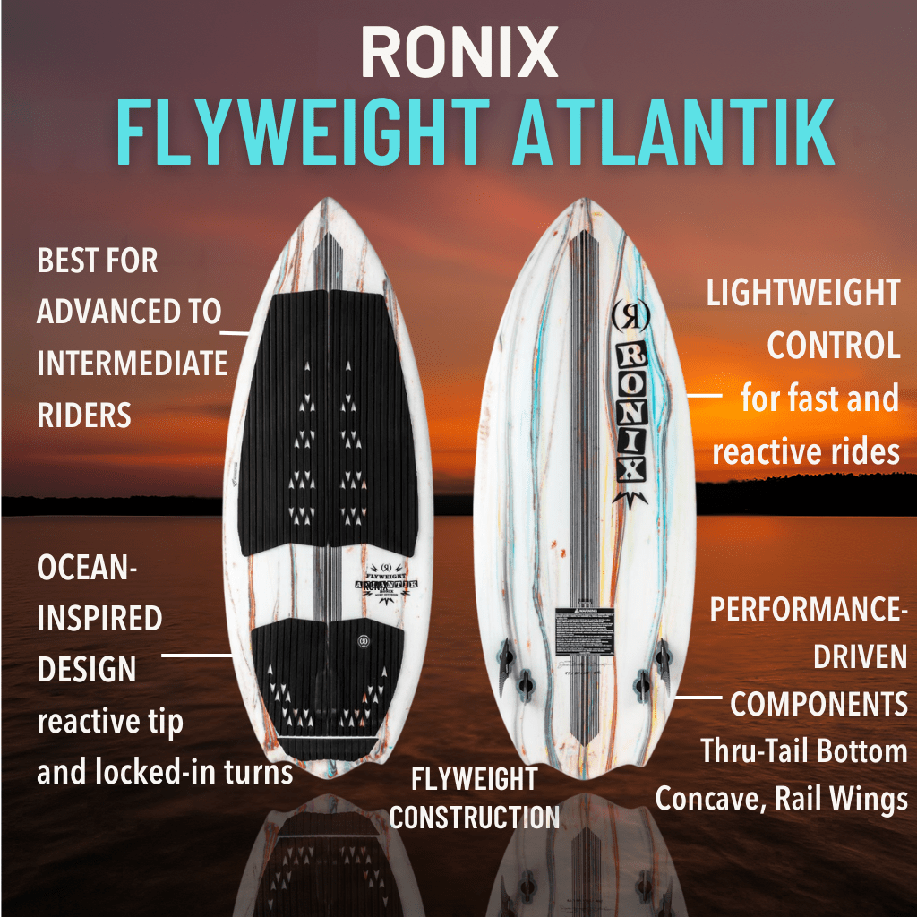 Ronix Flyweight Atlantik Wakesurf Board 2025 - BoardCo