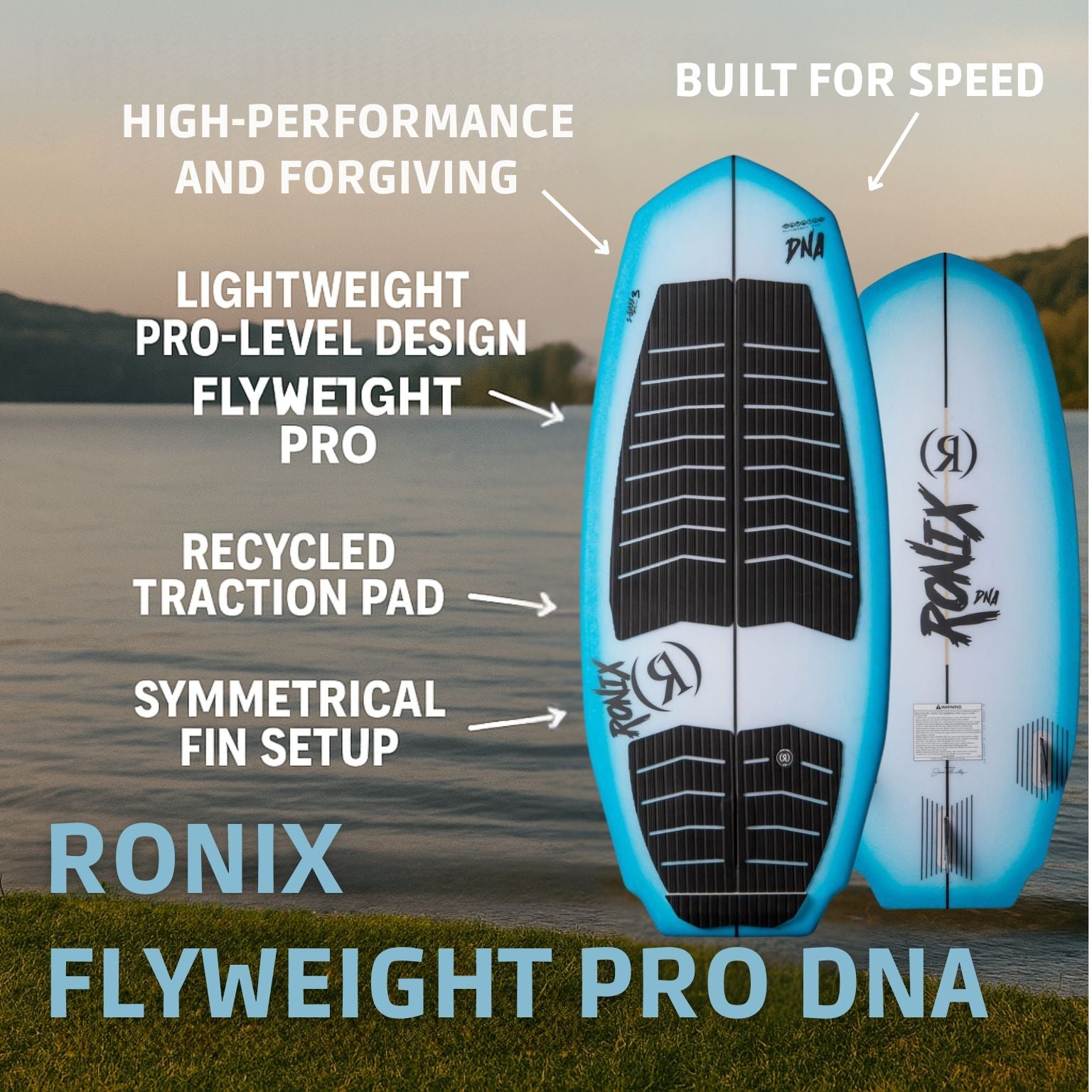 Ronix Flyweight Pro DNA Wakesurf Board 2025 - BoardCo