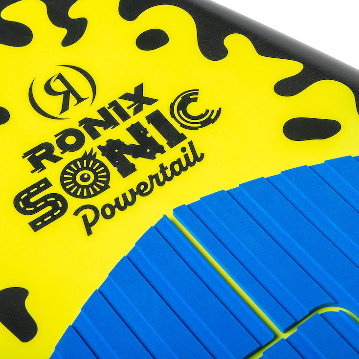 Ronix Sonic Powertail Kids 2027, yellow Powertail deck artwork