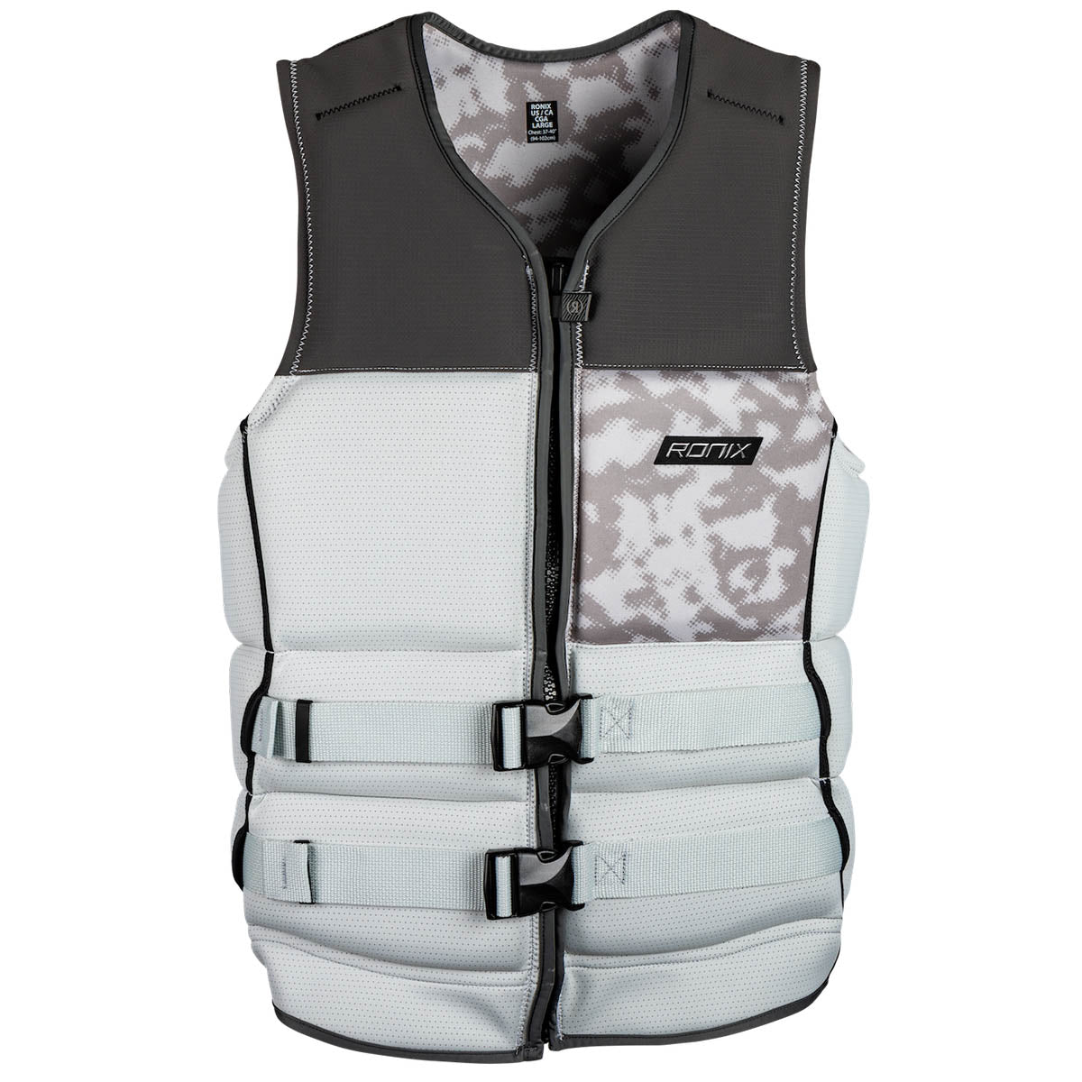 Ronix Trooper Capella 3.0 CGA Life Jacket in Grey / Snow