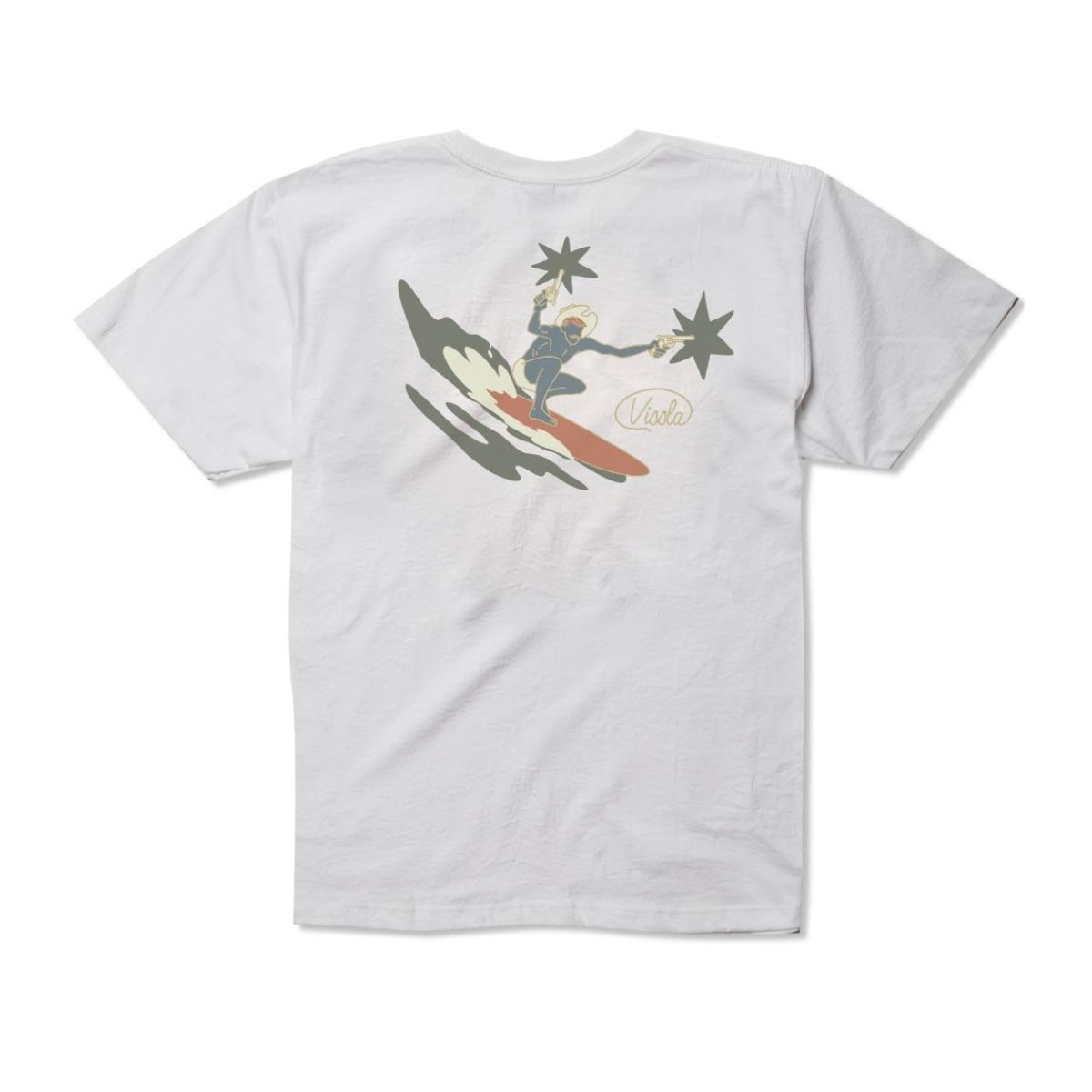 Vissla Bang Bang Boys Tee in White - BoardCo