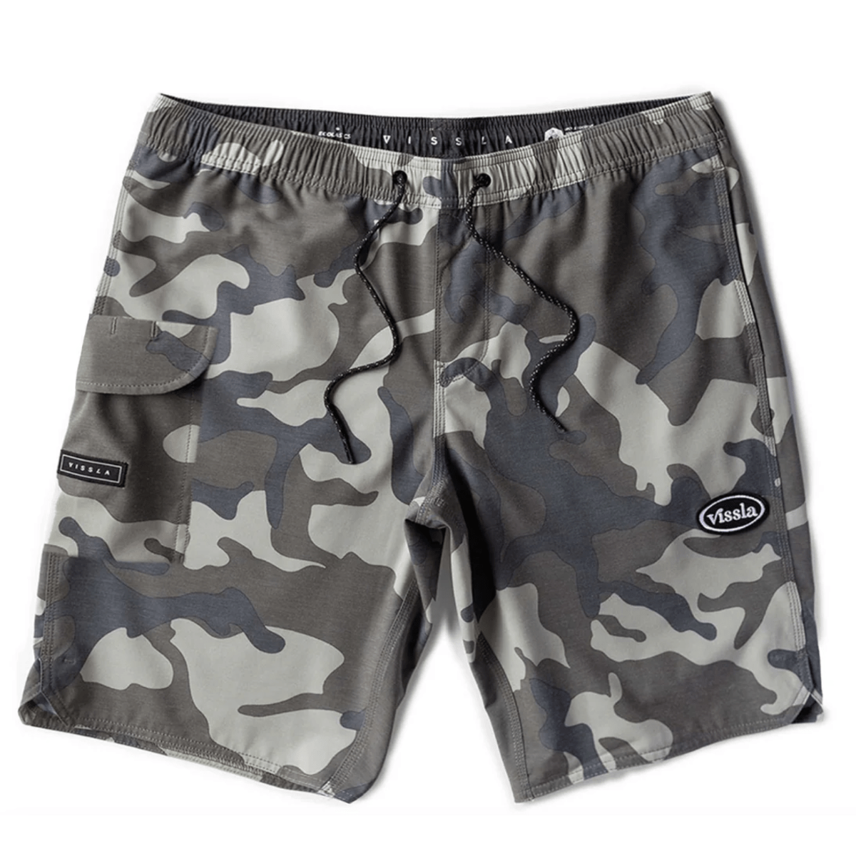 Vissla Long Sets 21" Ecolastic Boardshorts in Camo - BoardCo