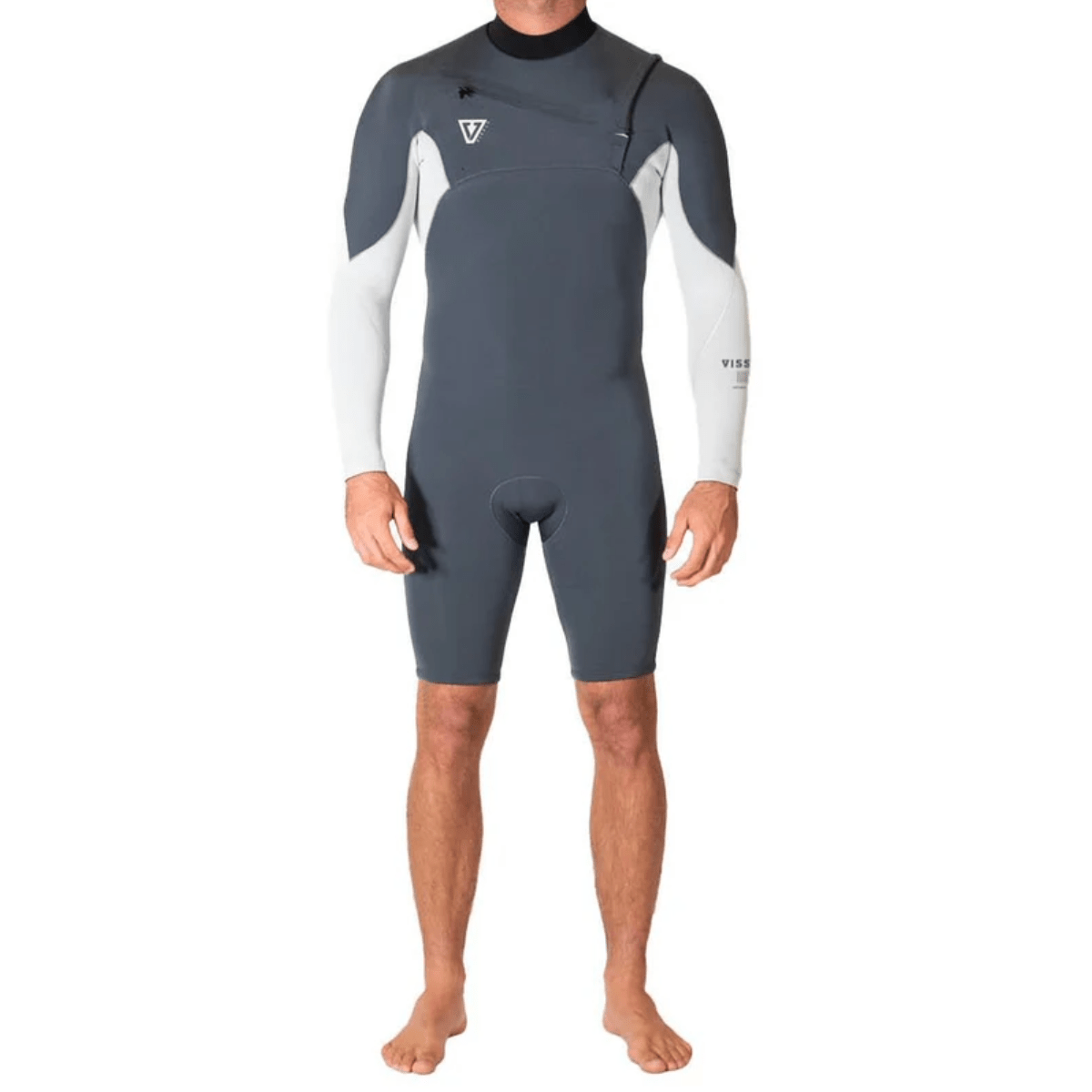 Vissla Natural Seas 2-2 Long Sleeve Spring Wetsuit in Coal