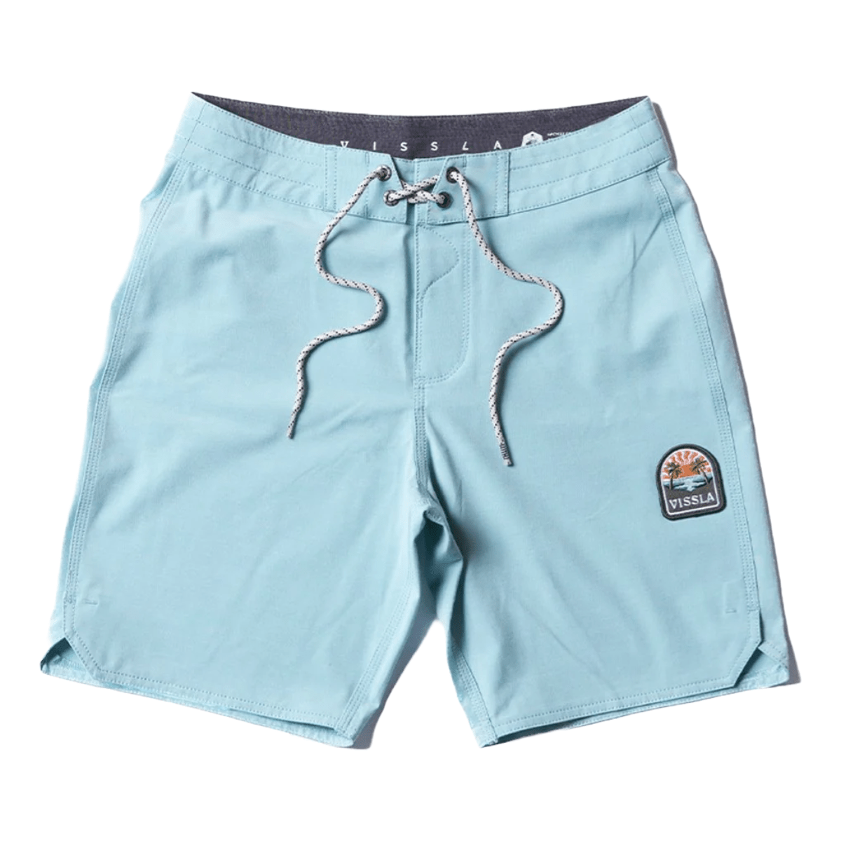 Vissla Solid Sets 13" Kids Ecolastic in Dusty Aqua - BoardCo