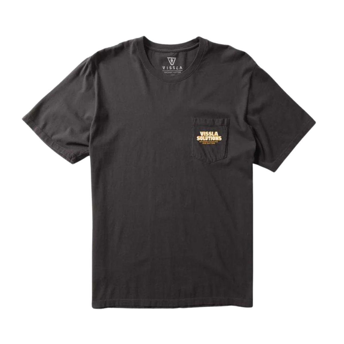 Vissla Solutions PKT Tee in Black - BoardCo