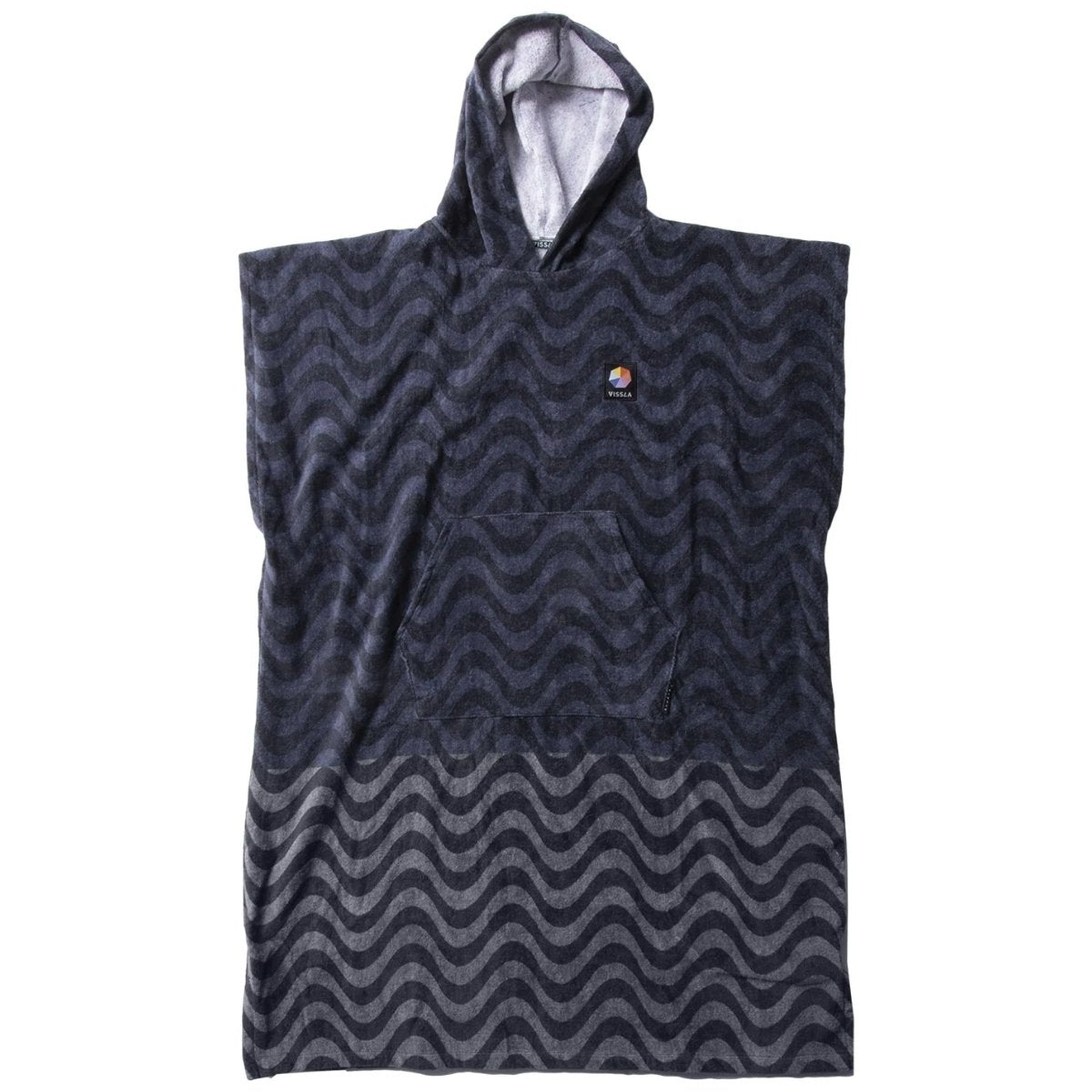 Vissla Spectrum Changing Towel Poncho in Black - BoardCo