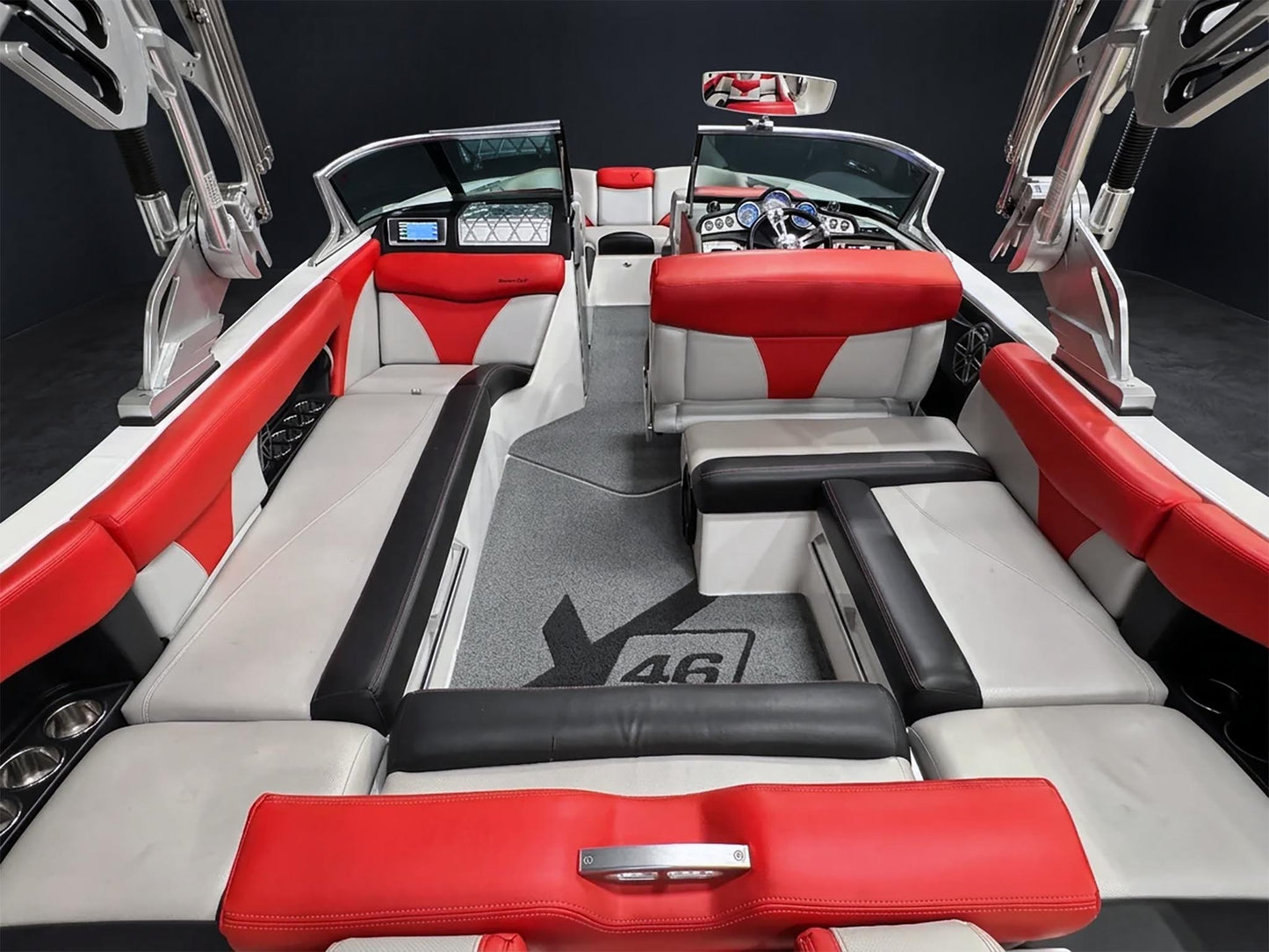 2016 Mastercraft X46 - Red Metal Flake / Black