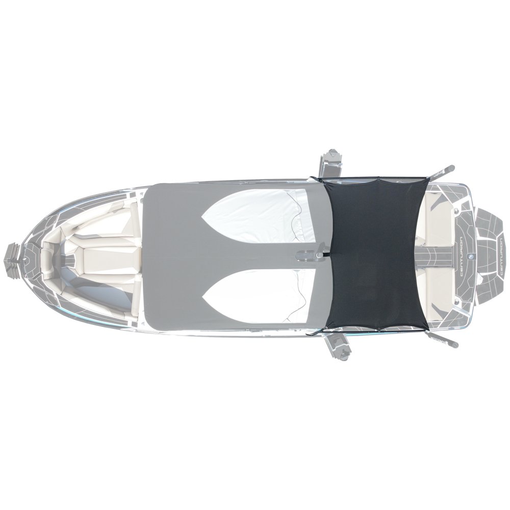 5' Folding Canopy Mounted Shade Sail, 74"-76" Wide - BoardCo