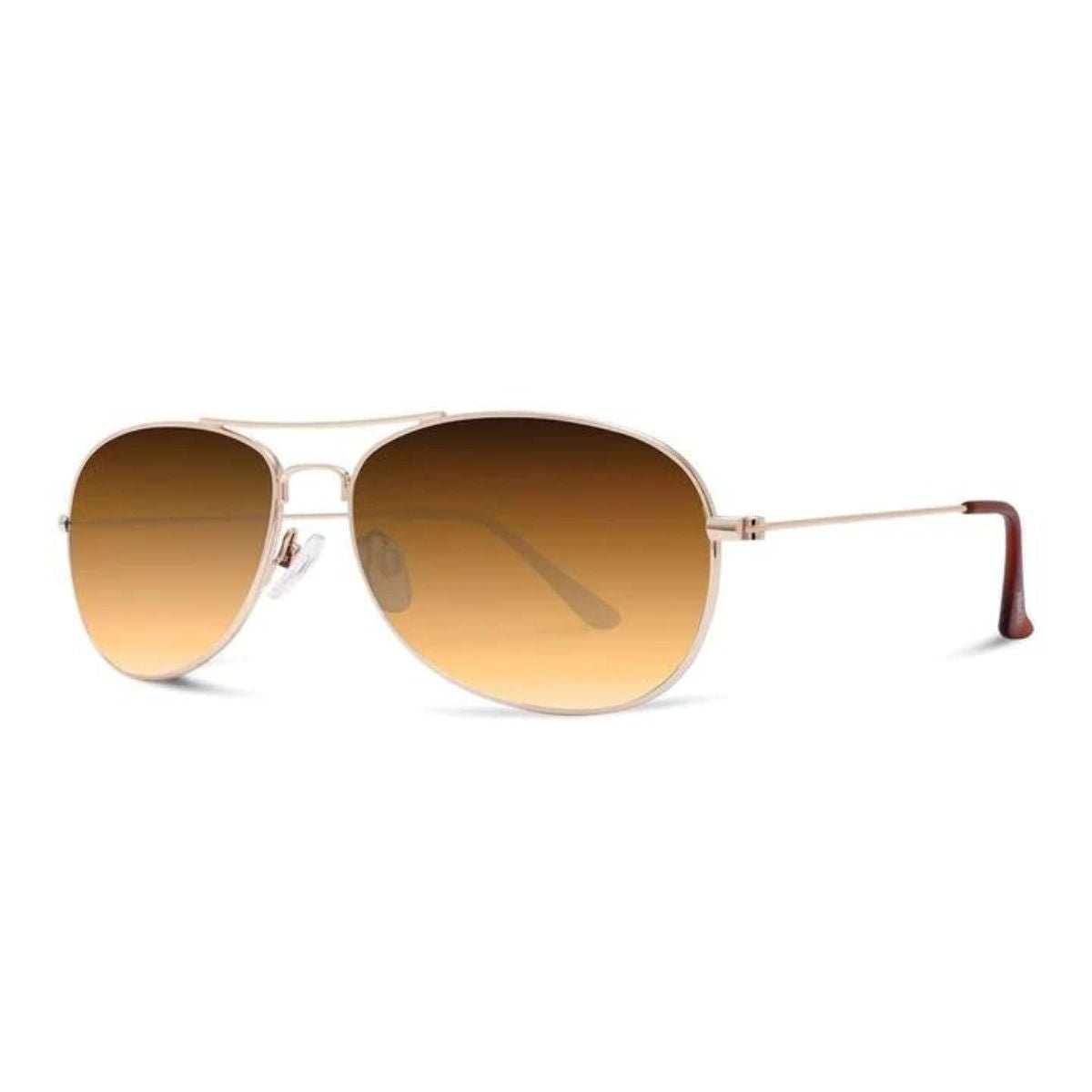 Abaco Avery Sunglasses in Gold/Brown Gradient - BoardCo