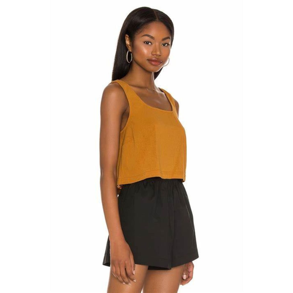 Amuse Society Salma Knit Tank in Amber Light - BoardCo