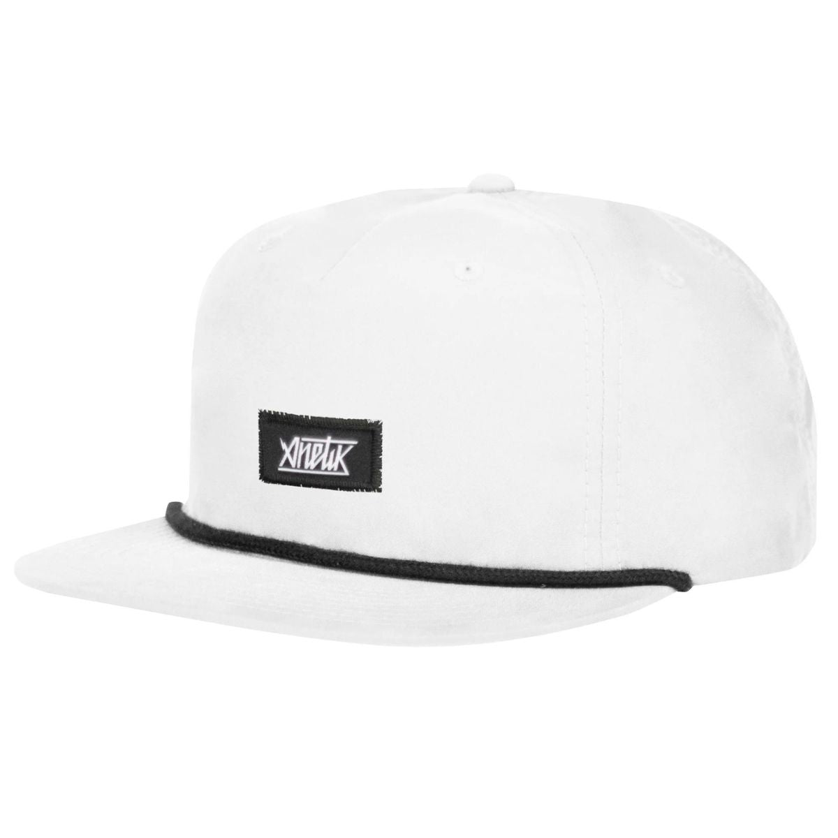ANETIK Bolt Retro Trucker Hat in White - BoardCo
