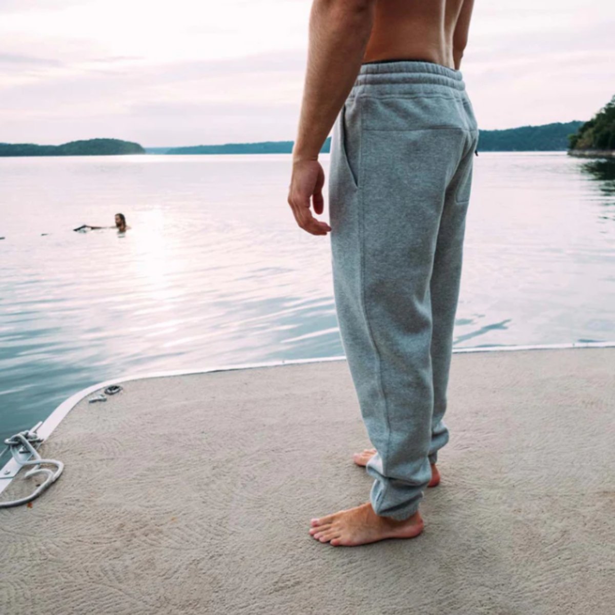 Bearded Goat Void Sweatpant in Heather Grey - BoardCo
