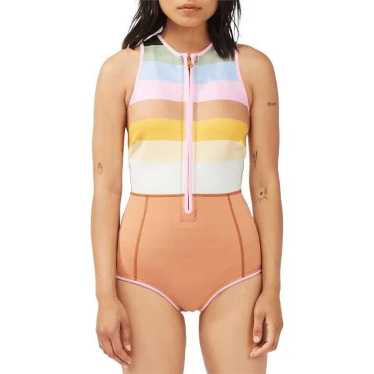 Billabong 1mm Sol Sistah Shorty Spring Wetsuit in Paradise Stripe - BoardCo