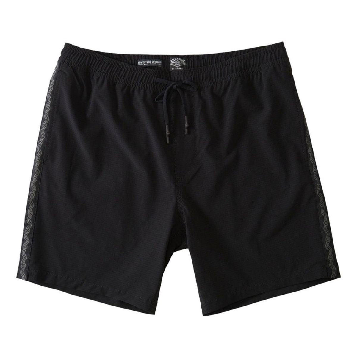 Billabong A/Div Otis Surftrek Elastic Walkshorts in Black - BoardCo