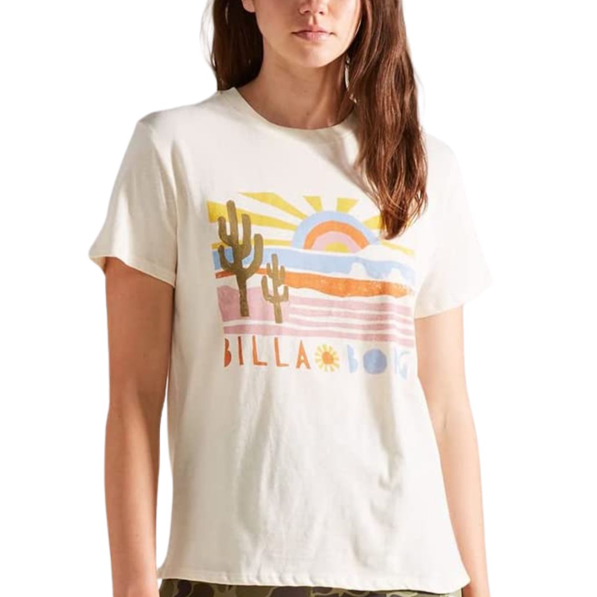 Billabong A/Div Short Sleeve Tee in Antique White - BoardCo