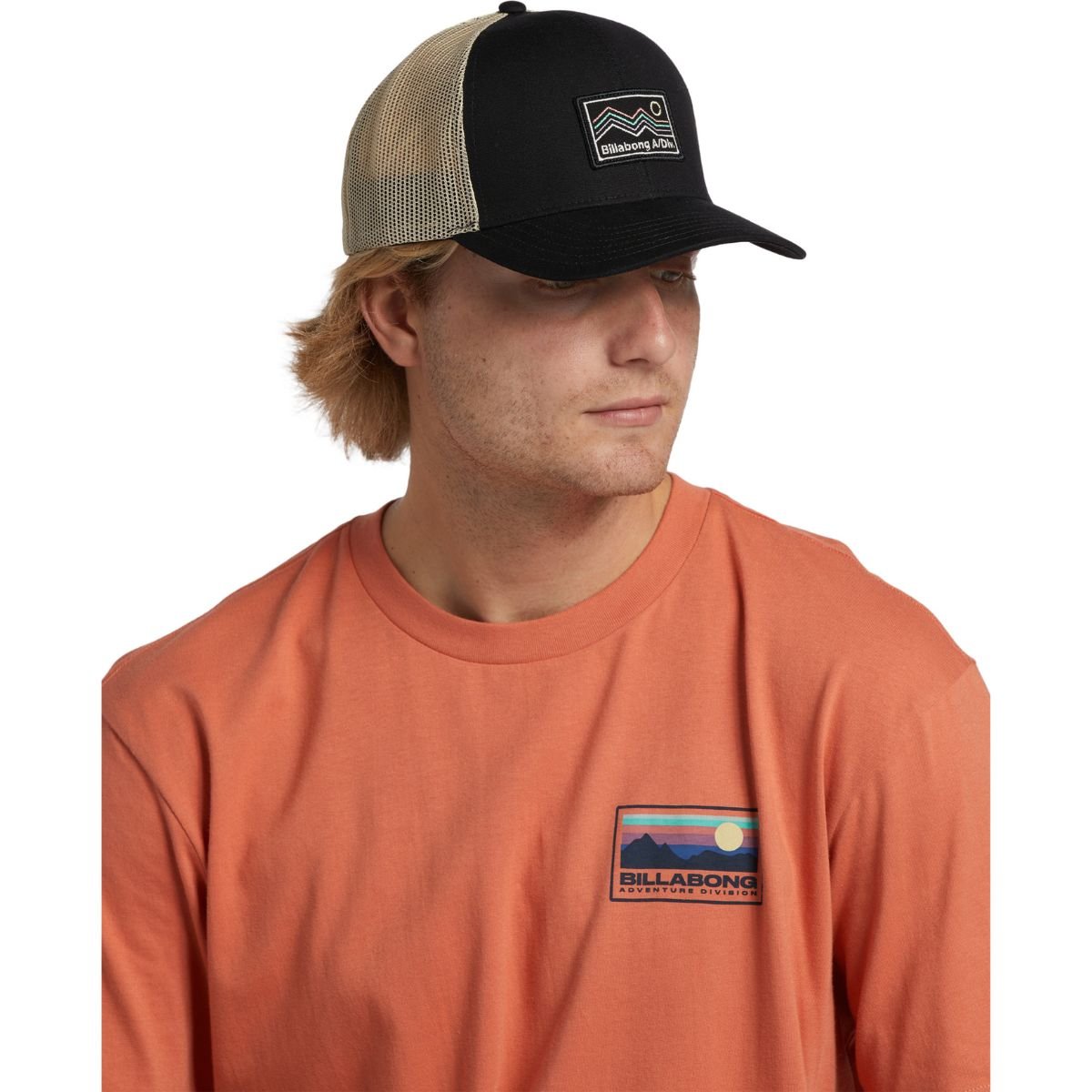 Billabong A/Div Walled Trucker Hat in Black - BoardCo