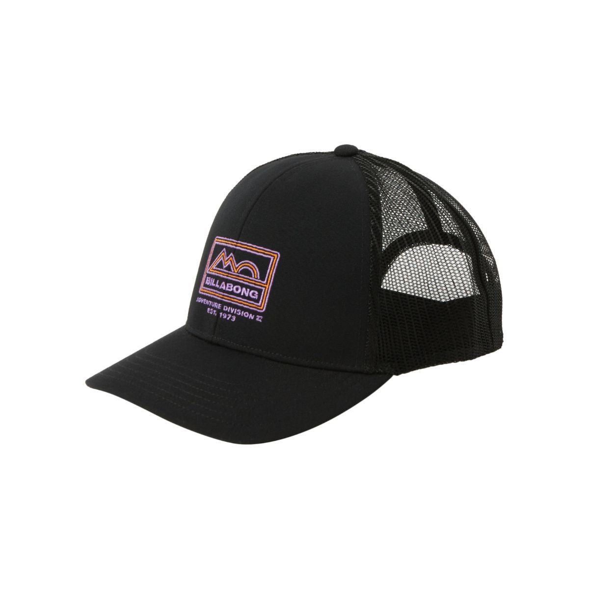 Billabong A/Div Walled Trucker Hat in Black - BoardCo