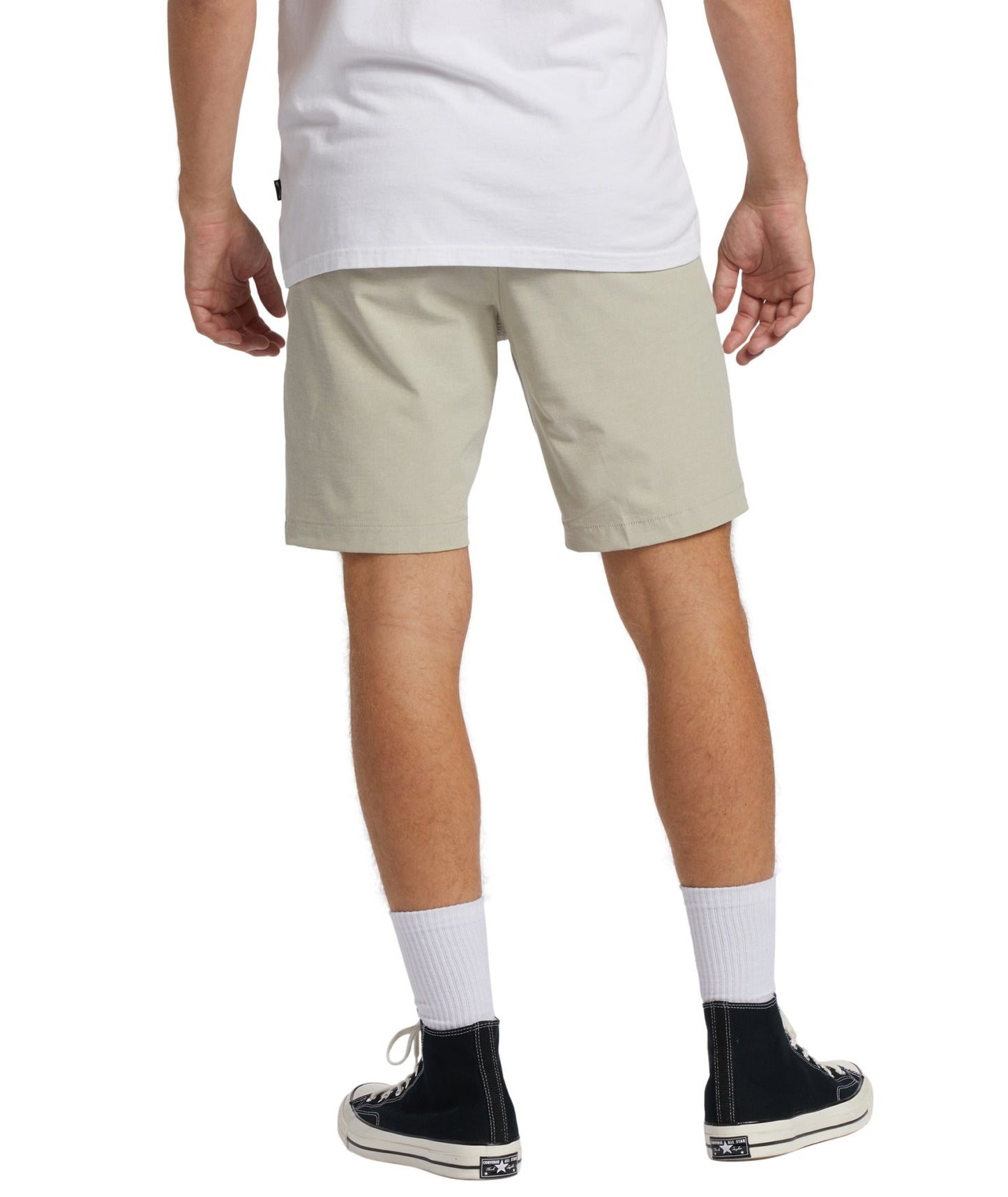 Billabong Crossfire Mid Submersible 19" Hybrid Shorts in Moon - BoardCo