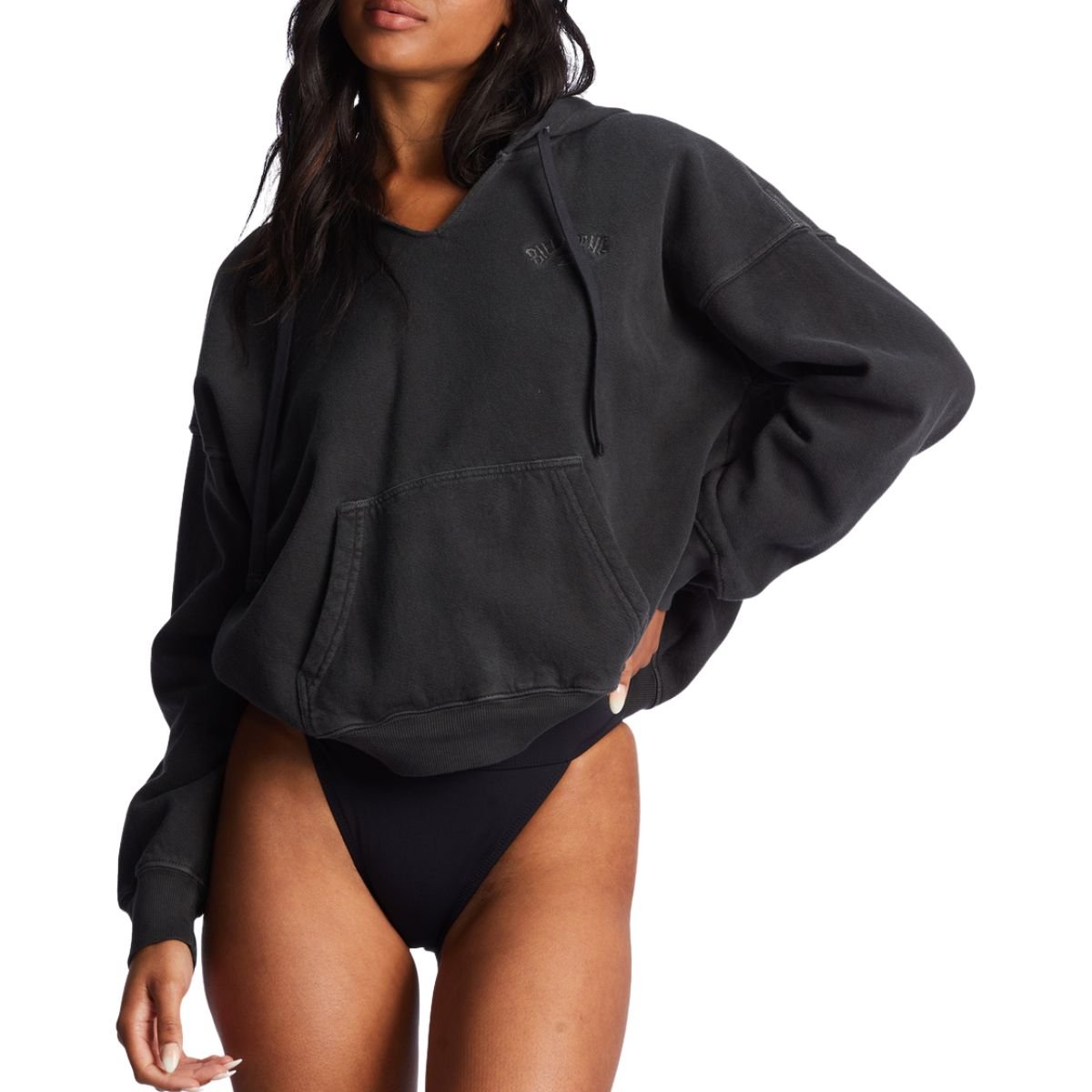 Billabong Forever Saturday Hoodie in Black Sands - BoardCo