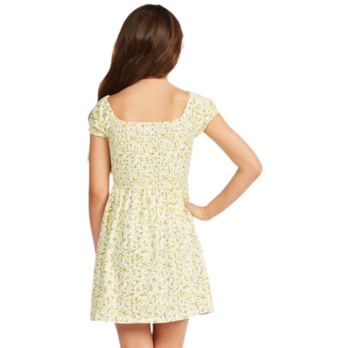 Billabong Girls Beach Love Mini Dress in Lemonade - BoardCo