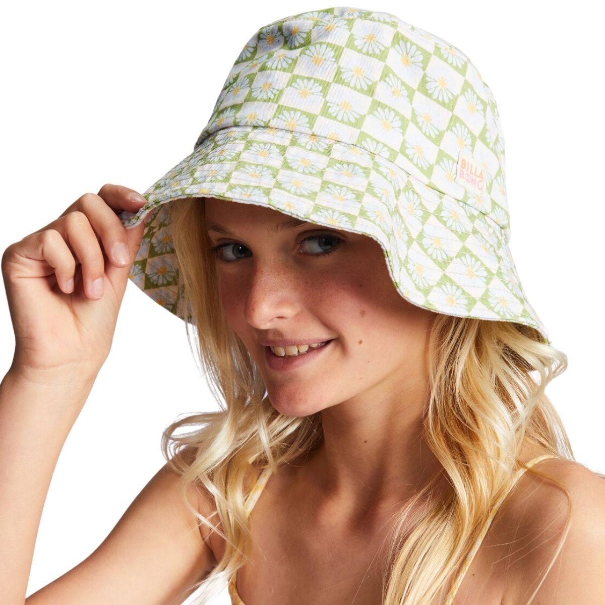 Billabong Girls Bucket List Hat in Moss Meadow - BoardCo