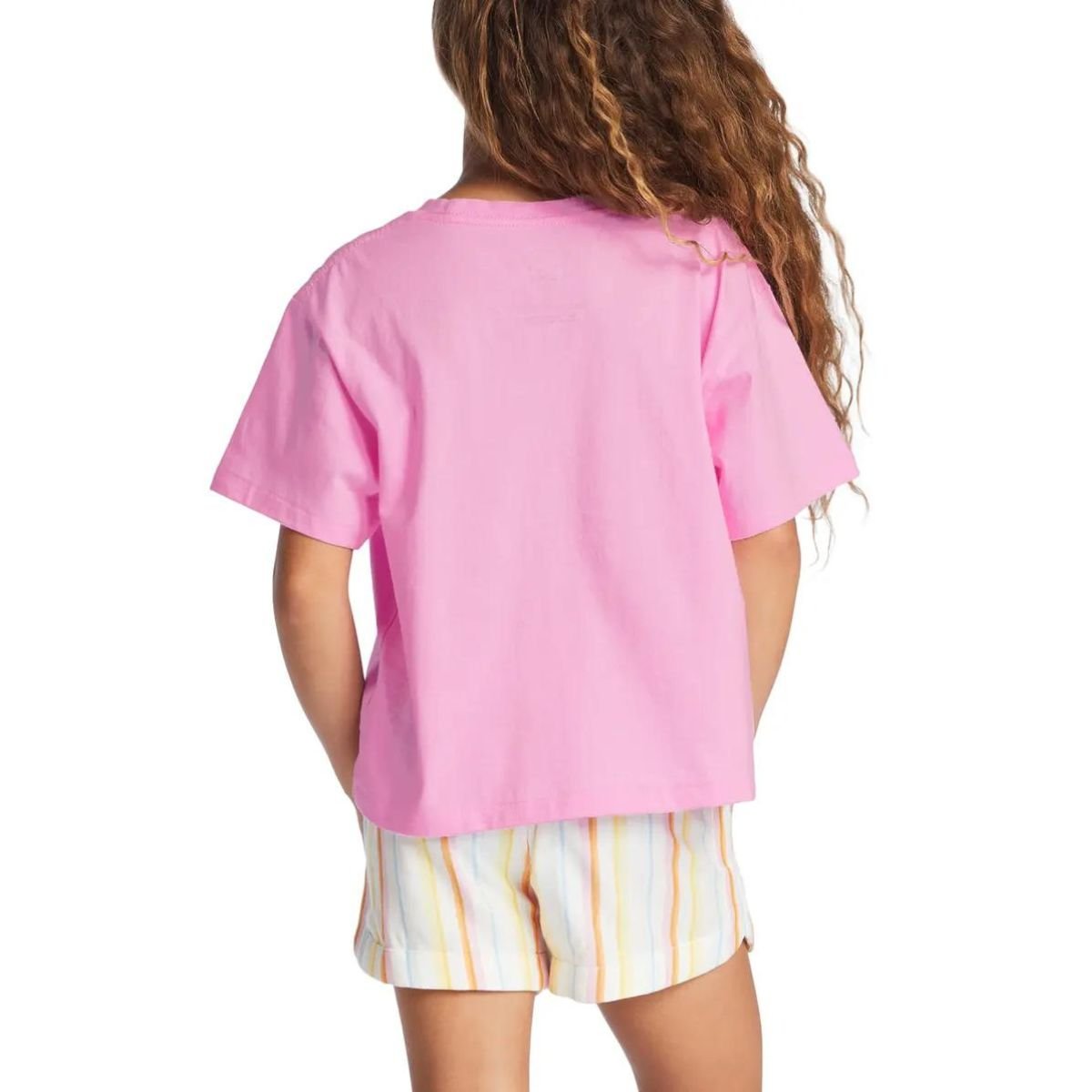 Billabong Girls Sunny Days Tee in Pink Trails - BoardCo