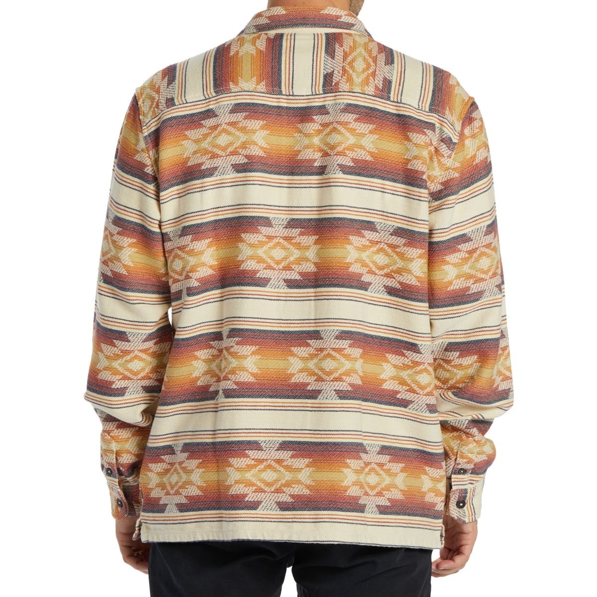 Billabong Offshore Jacquard Flannel Shirt in Gold - BoardCo