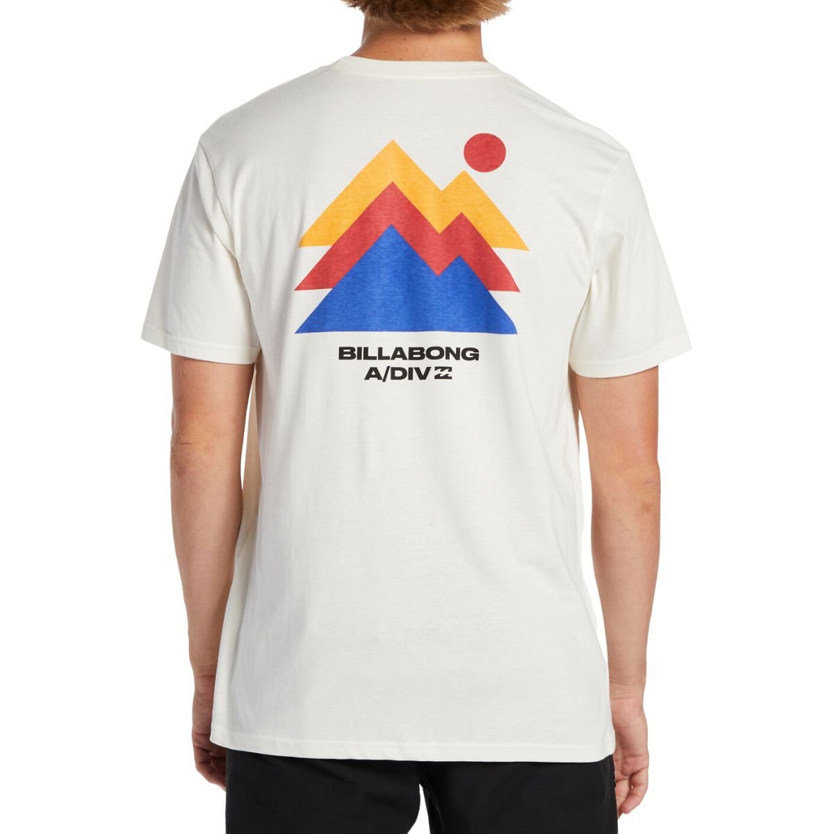 Billabong Stepped Short Sleeve Tee in Off White - BoardCo