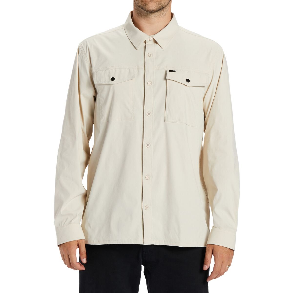 Billabong Surftrek Tech Long Sleeve Shirt in Chino - BoardCo