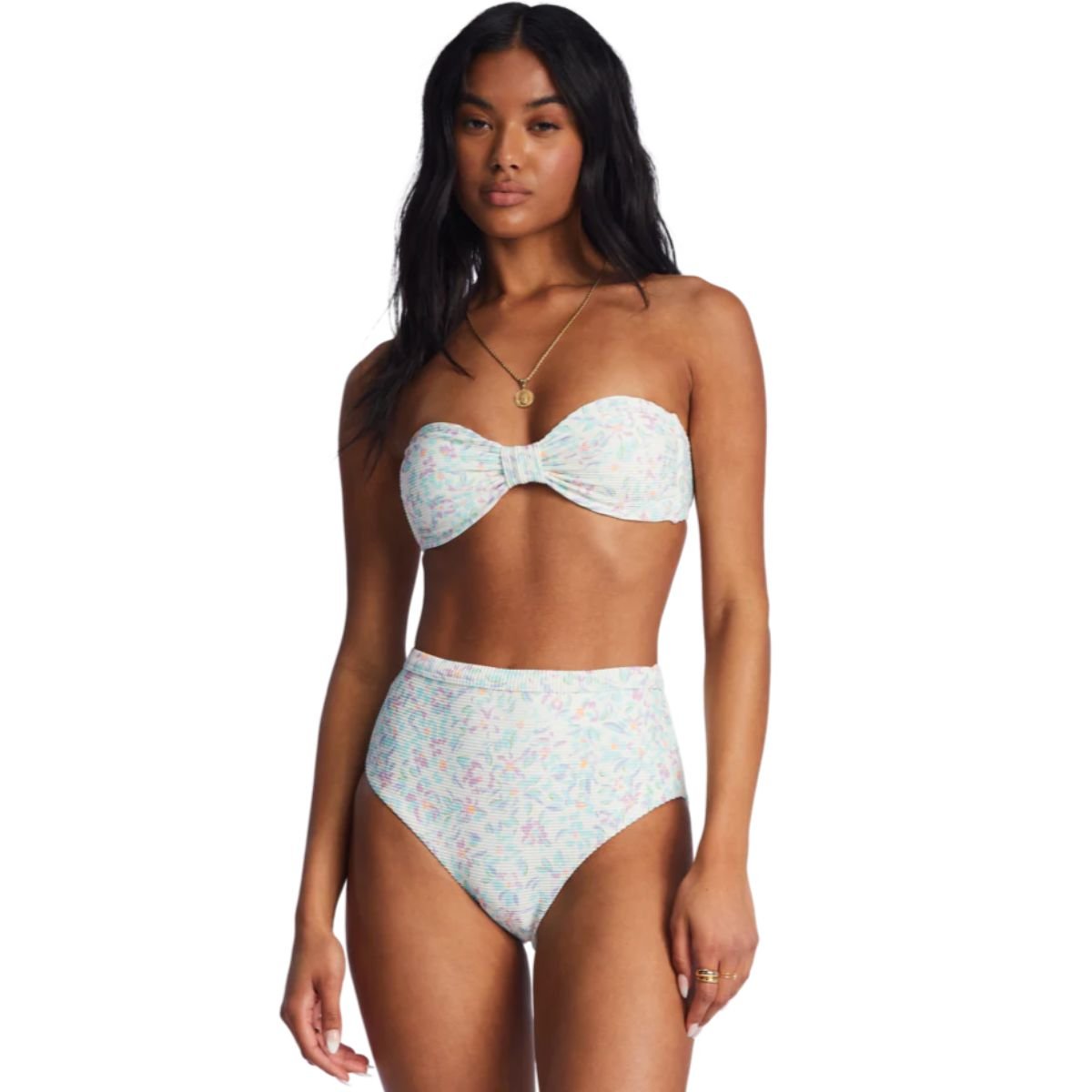 Billabong Sweet Oasis Tanlines Bandeau Bikini Top in Salt Crystal - BoardCo