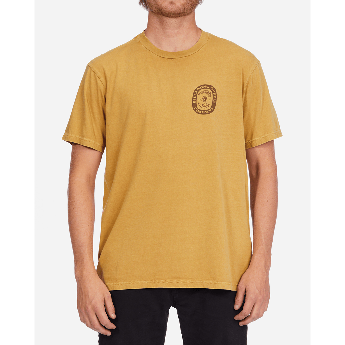 Billabong Synergy Wave Washed Tee in Mustard - BoardCo